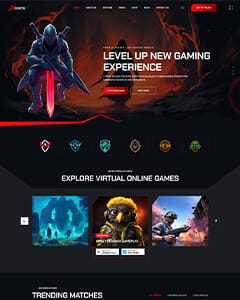 bafuae gaming home page preview 2