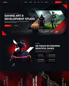 bafuae gaming home page preview 3